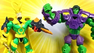 Hulk vs Loki Mash Pack / Халк против Локи - Super Hero Mashers - Marvel - Hasbro - A8897 A8159