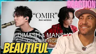 First Time REACTION | DIMASH & MANSUR QUDAIBERGEN "OMIR" LIVE - Really Beautiful!