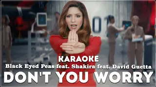 Black Eyed Peas, Shakira, David Guetta (#KARAOKE) DON'T YOU WORRY