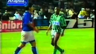 Copa do Brasil 1996   Cruzeiro 2 x 1 Palmeiras Parque Antartica   Final Compacto SBT 19 06 1996