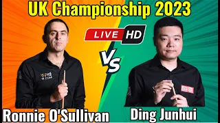 Ronnie O'Sullivan vs Ding Junhui UK Championship 2023 Final Live Match HD Session 2