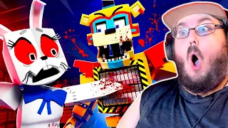 HOW GLAMROCK FREDDY KILLED VANNY!! [VERSION B]- FNAF Security Breach Minecraft Animation REACTION!!!