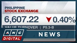 PSEi closes lower at 6,607 | ANC