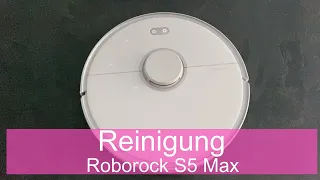 Reinigung des Saugroboter Wischroboter Roborock S5 MAX