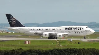 Iron Maiden's Ed Force One Landing in Auckland, New Zealand 2016