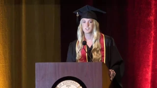 2017 USC Student-Athlete Graduation - Sara Hughes