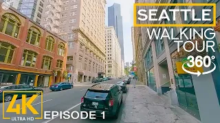 Virtual Walking Tour in Seattle - Exploring the Streets of Emerald City in 8K 360° VR - Part 1