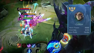 Try this best build from Global Gusion