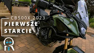 Honda CB500X 2023 - pierwsza jazda i wrażenia