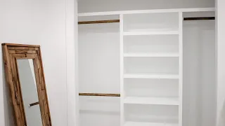 Building a Floating Closet Organizer