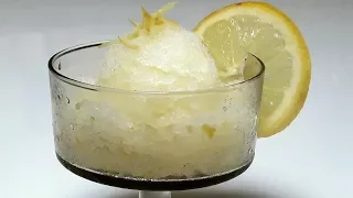 Homemade Lemon Sorbet (No Ice Cream Machine)