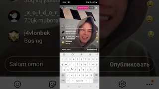 Omonxon akani instagram live sidan parcha #omonxon