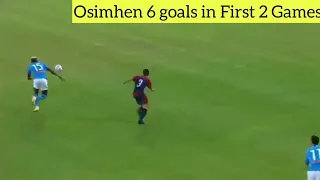 Watch Victor Oshimen first six goals as a Napoli player.