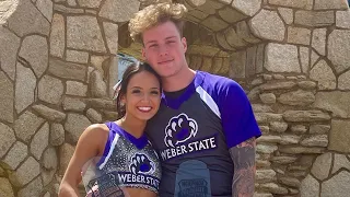 Weber State University 2022 College Nationals Partner Stunt Gauge and Kat - 3rd in the Nation