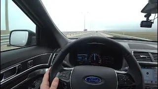 Дневник владельца Ford Explorer 2018 | Снял работу адаптивного круиза | Замерил расход по трассе