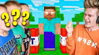 TROLLUJE 3 MAŁYCH KUZYNÓW JAKO HEROBRINE! | Minecraft Extreme