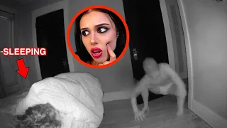 THEY found a STALKER in her HOUSE!! *he was hiding in the ATTIC*