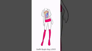 Ryujin ITZY LOCO's outfit #itzy #loco #crazyinlove #shorts #short #ryujin #itzyryujin #fyp #fypシ