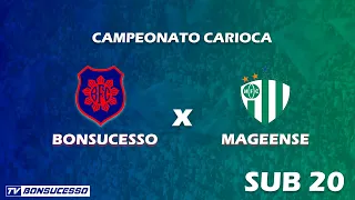 BONSUCESSO X MAGEENSE | Campeonato Carioca Série B2 - SUB 20 - 2022