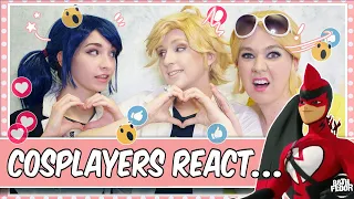 Cosplayers React to Miraculous Ladybug - Dark Cupid 💘