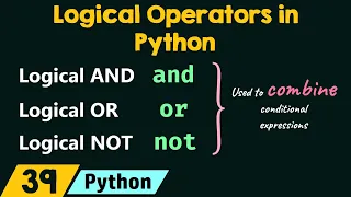 Logical Operators in Python