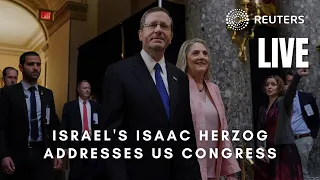 LIVE: Israel's Isaac Herzog addresses joint meeting of US Congress