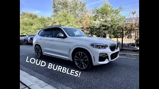 2019 BMW X3 M40i POV Drive, Cold Start, Revs, and LOUD Burbles!