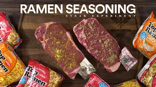 They all said use RAMEN Seasoning on STEAKS, so we did!
