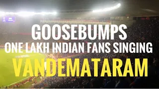 Goosebumps 1lakh fans singing VANDE MATARAM after defeating Pakistan inworldcup narendra Modistadium