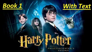 Harry Potter and The Philosopher's Stone || Chapter 1 || A Boy Who Lived || Audiobook With Text