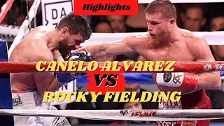 Highlights | Rocky Fielding VS Canelo Alvarez | Body Shoot 😱 #canelo #bivol #canelobivol