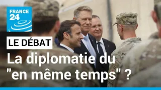 LE DÉBAT - Macron, diplomatie du "en même temps" : le président français en Roumanie et en Moldavie