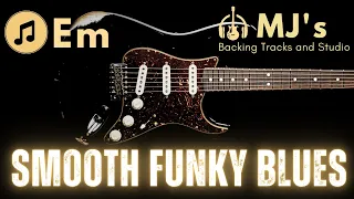 Smooth Funky Blues in E minor Backing Track | 100 bpm | Guitar Backing Track