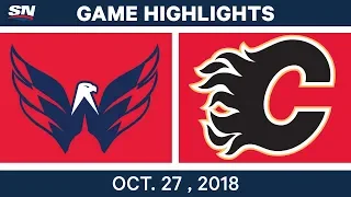 NHL Highlights | Capitals vs. Flames - Oct. 27, 2018