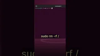 sudo rm -rf /