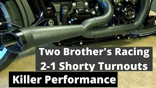 Harley Two Brother’s Racing 2-1 Shorty Turnouts Install With DynoJet Power Vision Tuner