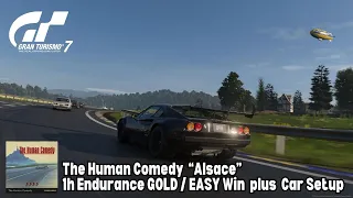 Gran Turismo 7 - "The Human Comedy" Alsace 1h Endurance GOLD with Setups / after Update 1.4