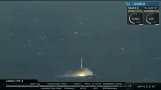 SpaceX Falcon9 first droneship landing [EPIC MUSIC]