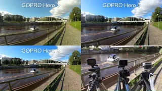 GOPRO Hero 9 Unboxing and Testing and Comparing Hero 3 vs Hero 6 vs Hero 9