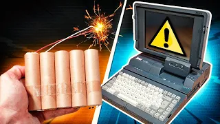 💰 I BUY a damaged 80s laptop ❌ Second Hand and inside it had a SURPRISE !! 💣