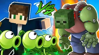 Зомбосс Атакует 😲 рубрика Растения против Зомби в Майнкрафт Plants vs Zombie Minecraft PE #3