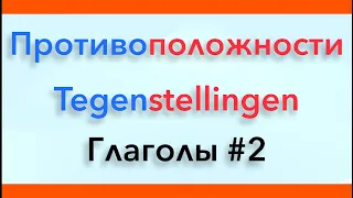 Антонимы в нидерландском языке. Глаголы #2