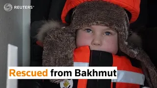 A little girl's story of rescue from Bakhmut