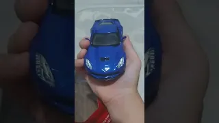 unboxing rmz city blue Chevrolet Corvette Grand Sport