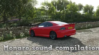 Vauxhall Monaro VXR V8 sound/exhaust compliation