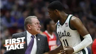 Michigan State coach Tom Izzo yelling at Aaron Henry is a non-issue - Stephen A. | First Take