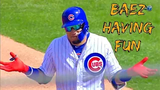 Javier Baez having Fun