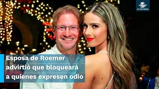 Pamela Cortés, esposa de Andrés Roemer, rompe el silencio tras la detención del exdiplomático