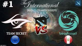 Secret vs Beastcoast #1 (BO2) The International 10