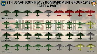 Masters of the Air - 100th Bomb Group Tactical Review Part 1 & 2 - Combat Missions & Losses
